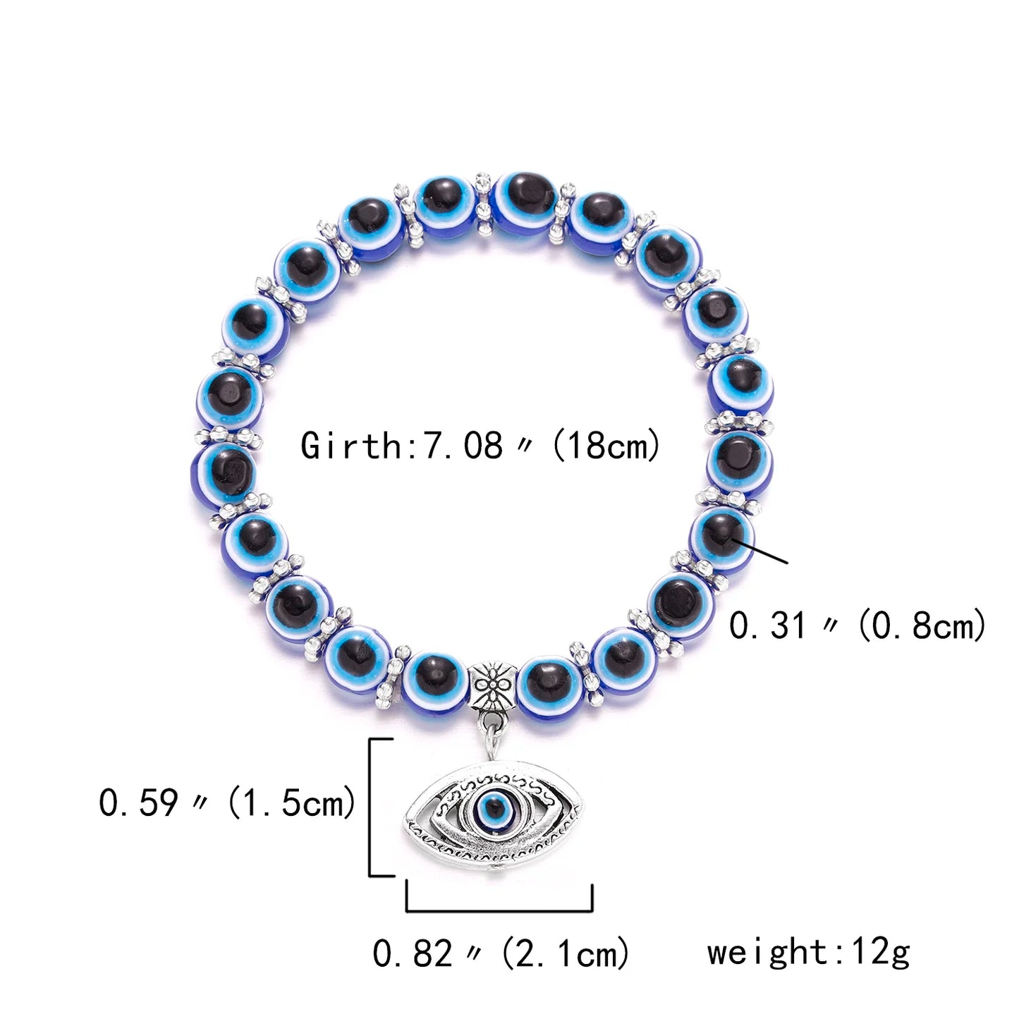 Halo Essence Evil Eye Bracelet