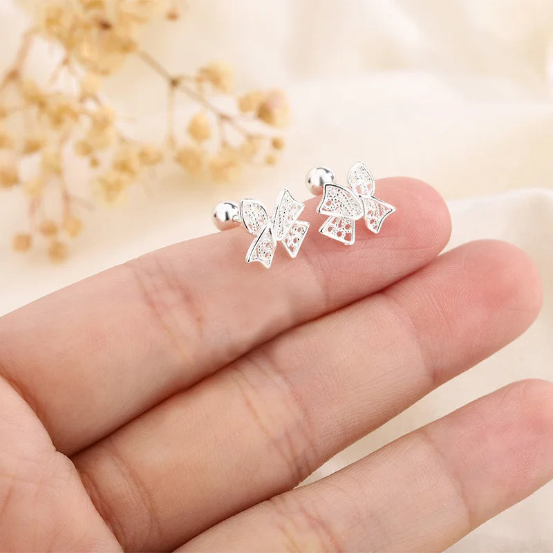 Cape Gooseberry Earrings with Gold Leaf