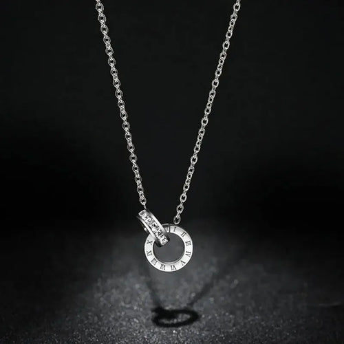 Classic Design Famous Brand Roman numerals Pendant Necklace For Woman