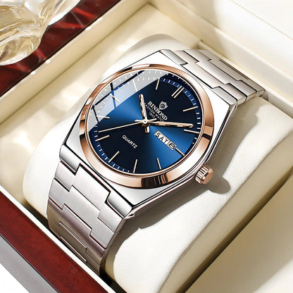 2025 Casual Business Fashion Quartz Wristwatches Gold Movement Clock Men Luxury Watch Automatic Watches Mens Gifts Reloj Hombre