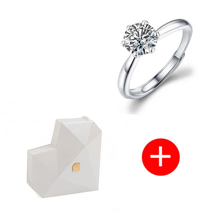 The Perfect Promise: Red Heart Ring Box & Adjustable Ring