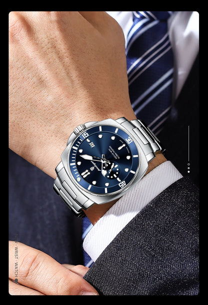 POEDAGAR SportLux® – Men’s Waterproof Quartz Watch