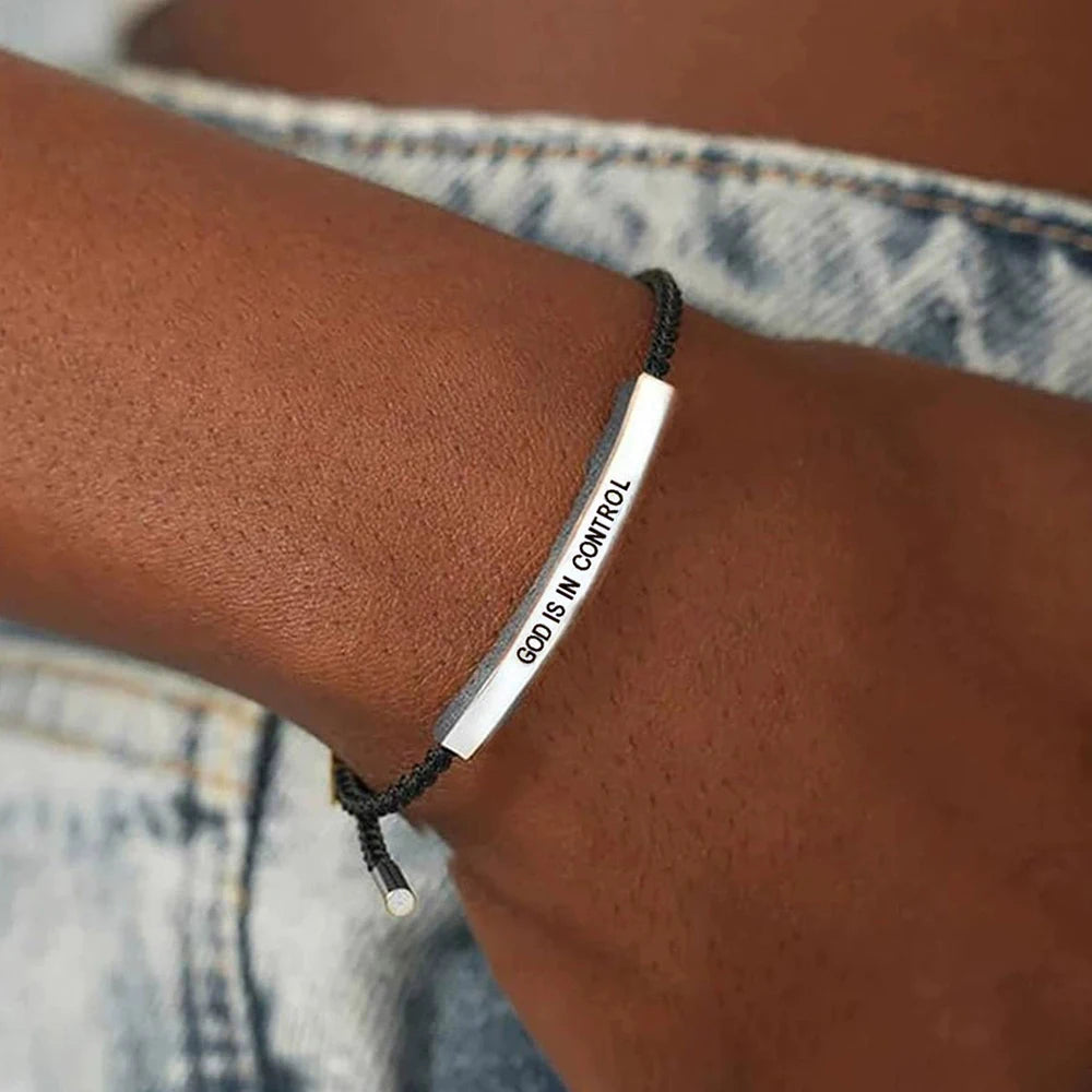 FaithGrip™ “God Is in Control” Bracelet ✝️✨