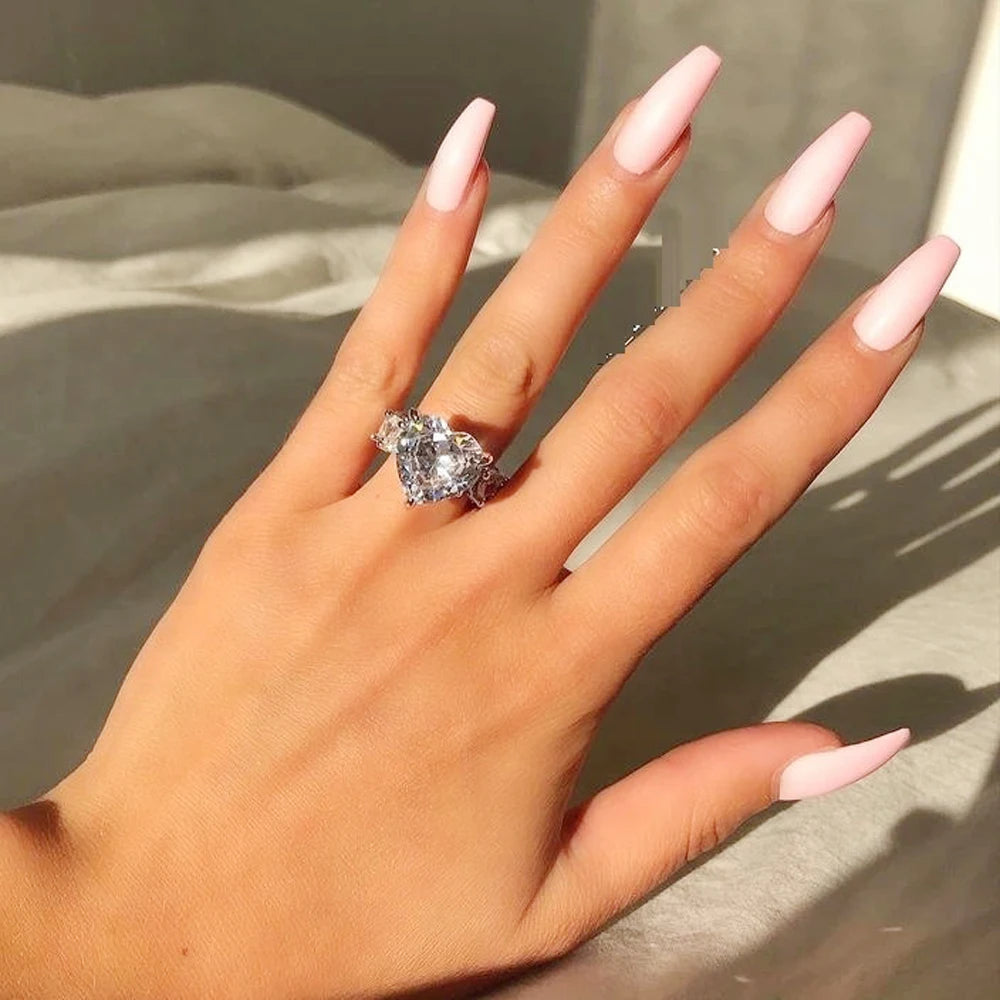 Eternal Sparkle: Lux Heart Infinity Ring