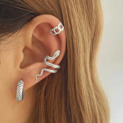Serpent Ear Cuff - Gold
