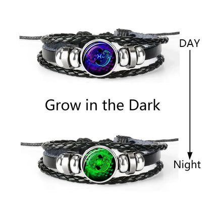 Luminous Constellation Zodiac Charm Bracelets