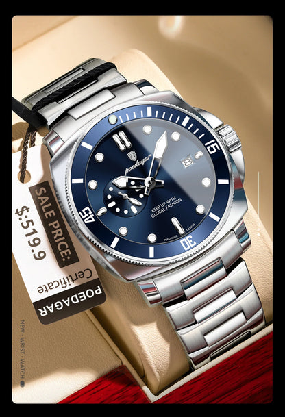 POEDAGAR SportLux® – Men’s Waterproof Quartz Watch
