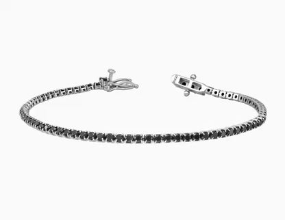 925 Sterling Silver Peridot Tennis Bracelet for Women