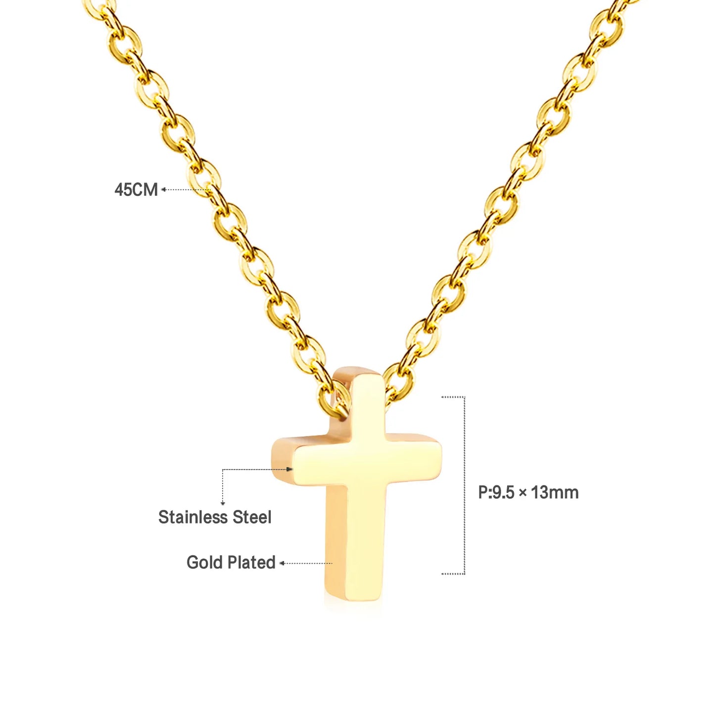 Gold Color Jewelry Male Female Necklaces