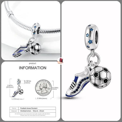 Original Fashion Camera Coffee Cup Flower Charm Beads Suitable for