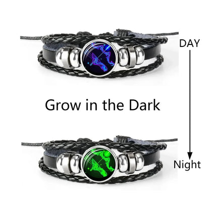 Luminous Constellation Zodiac Charm Bracelets