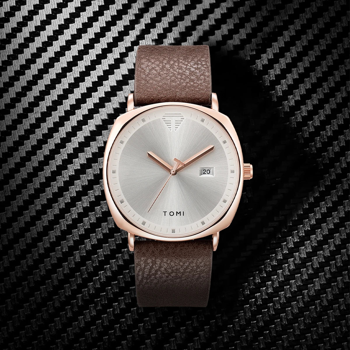 Timeless Elite: The Minimalist Leather Sports & Calendar Watch
