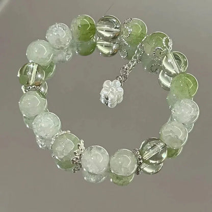 Aquamarine Crystal Star Bracelet