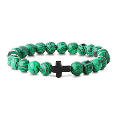Men's Prayer Onyx Meditation Beads Bracelets