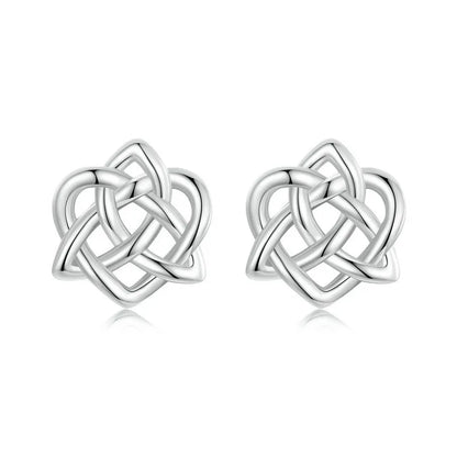 2ct D VVS1 Moissanite Faceted Stud Earrings For Women 925 Sterling Silver Classical Round 6.5MM Round