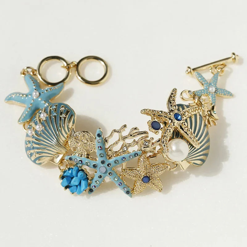 Ocean Elegance – Shell & Pearl Necklace