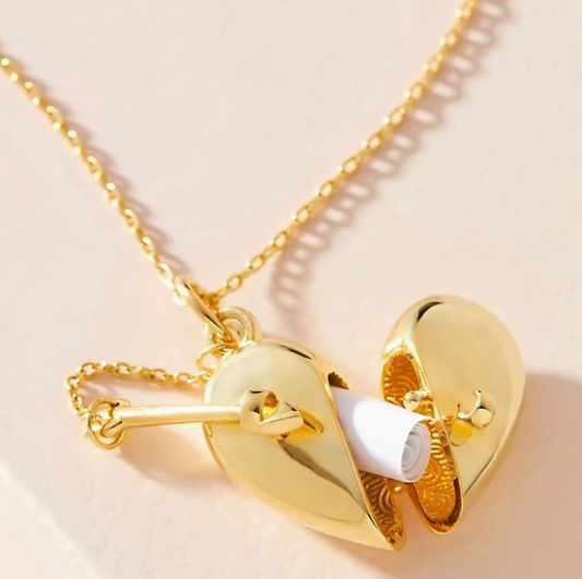Love Note Locket Necklace