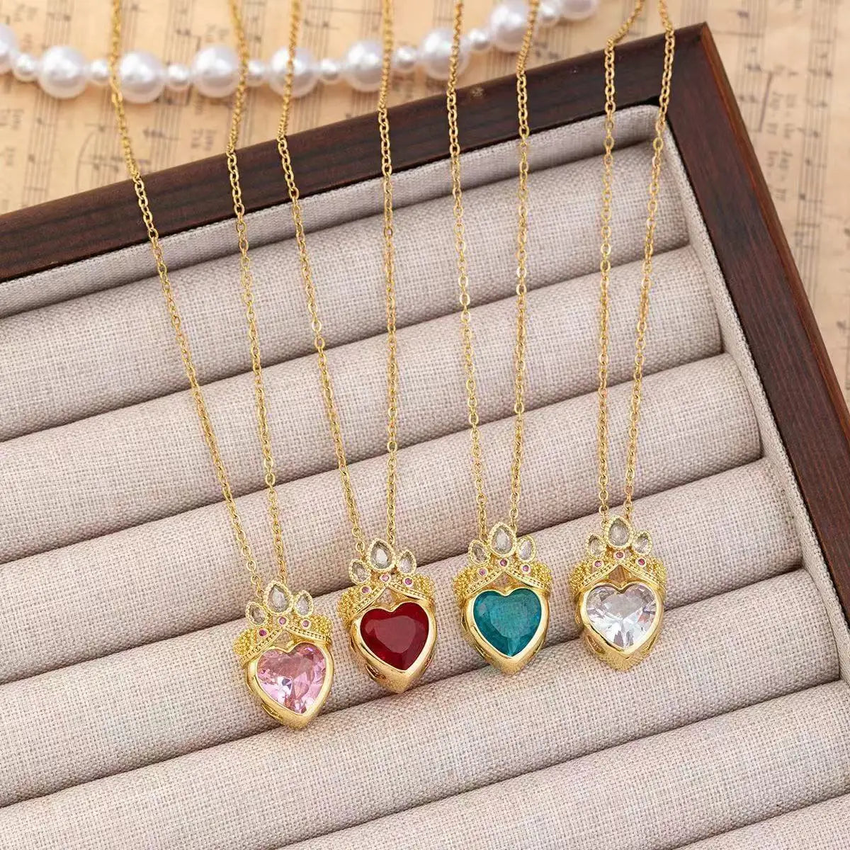 Valentine's Day New Product Retro Elegant Style Micro inlaid Zircon