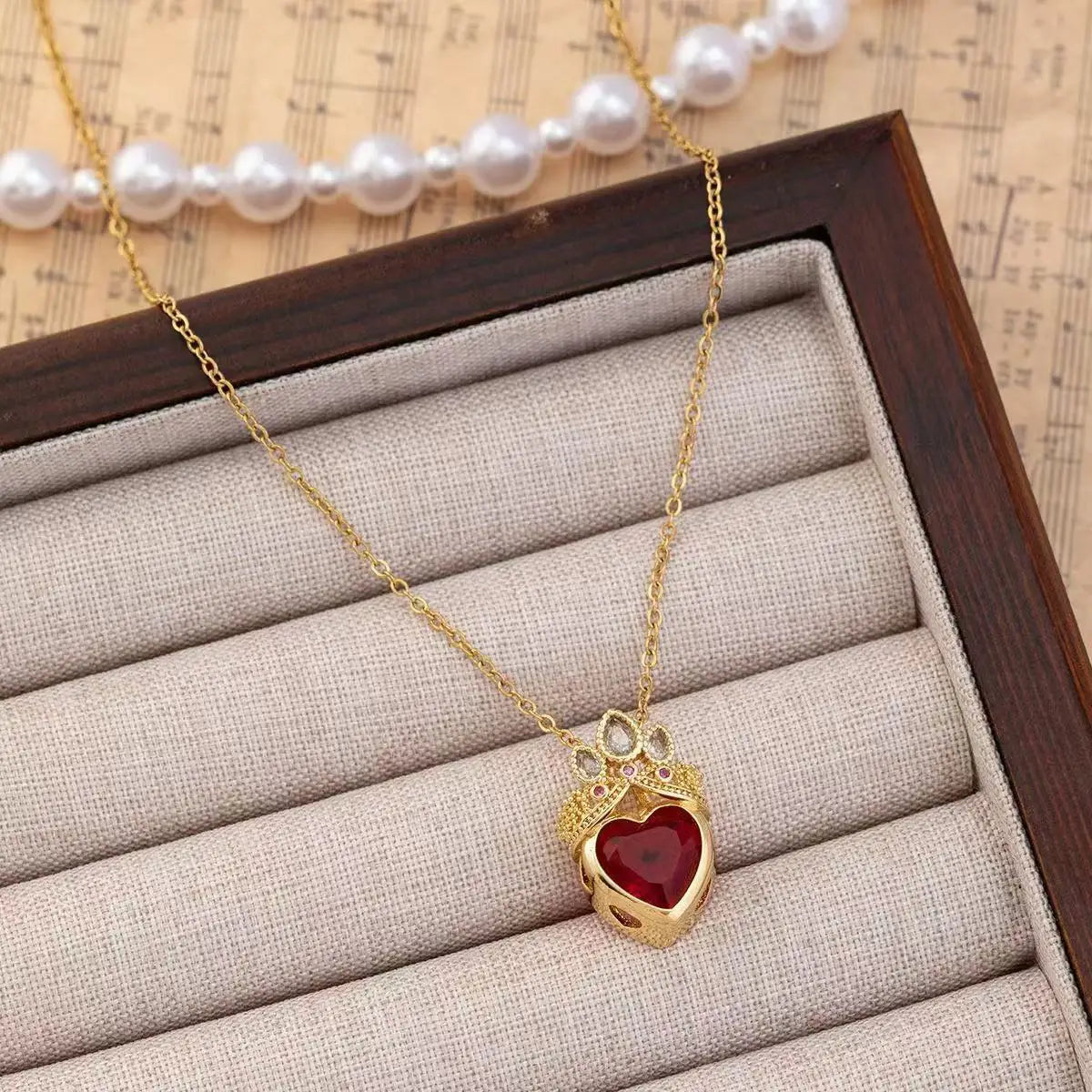 Valentine's Day New Product Retro Elegant Style Micro inlaid Zircon