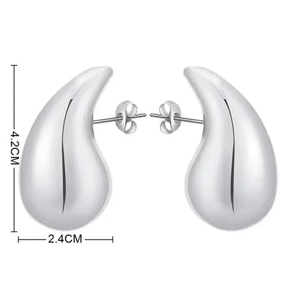 Chunky Dome Drop Earrings For Women