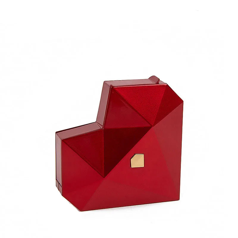 The Perfect Promise: Red Heart Ring Box & Adjustable Ring