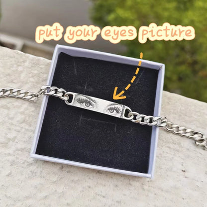 Eternal Gaze: Personalized Bracelet with Your Unique Touch