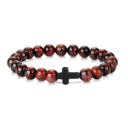 Men's Prayer Onyx Meditation Beads Bracelets
