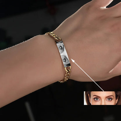 SoulConnect Eye Charm Bracelet – Personalized Keepsake