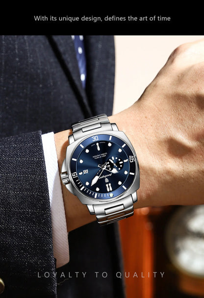 POEDAGAR SportLux® – Men’s Waterproof Quartz Watch