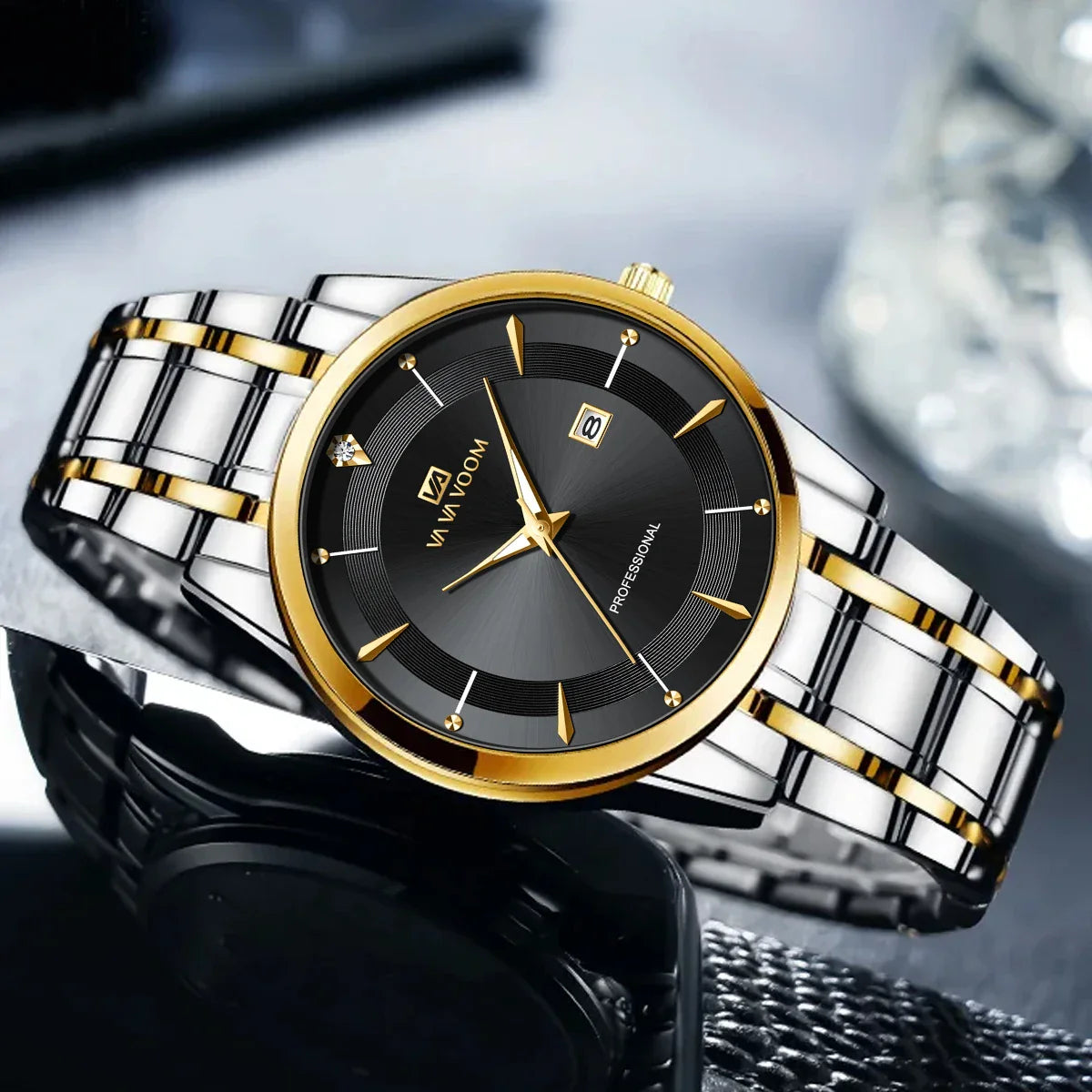 Luxury Stainless Steel Watch