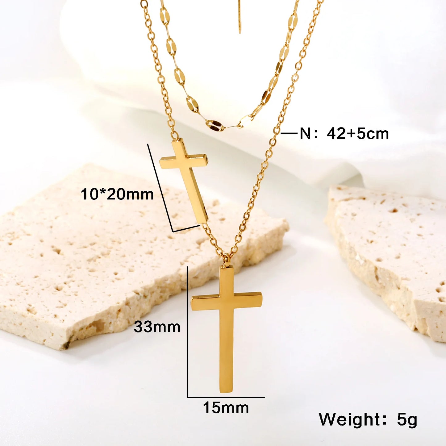 Gold Color Jewelry Male Female Necklaces