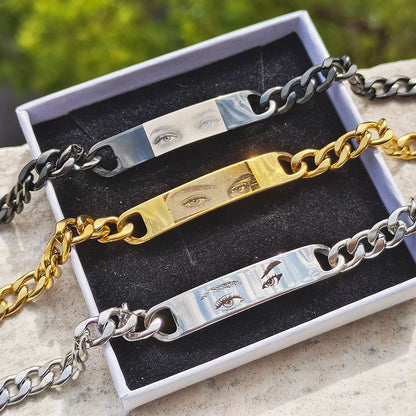 Eternal Gaze: Personalized Bracelet with Your Unique Touch