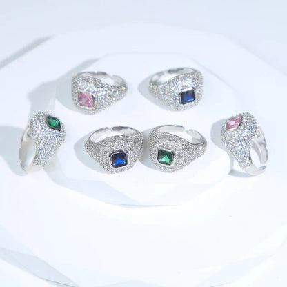 5A Cubic Zirconia  Iced Out Bling Ring