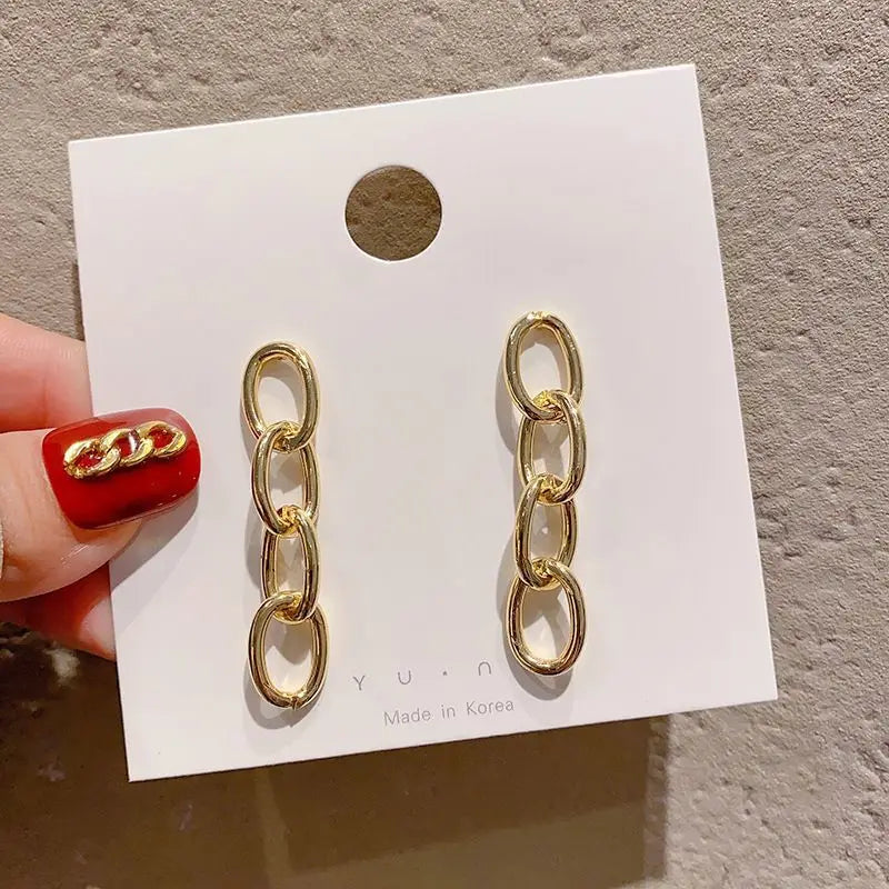 2022 New Trend Simulation Pearl Long Earrings Women's Flower Rhinestone Wedding Pendant Earrings Fashion Korean Jewelry Earrings