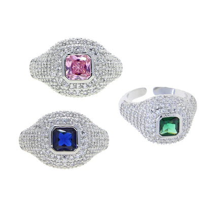 5A Cubic Zirconia  Iced Out Bling Ring