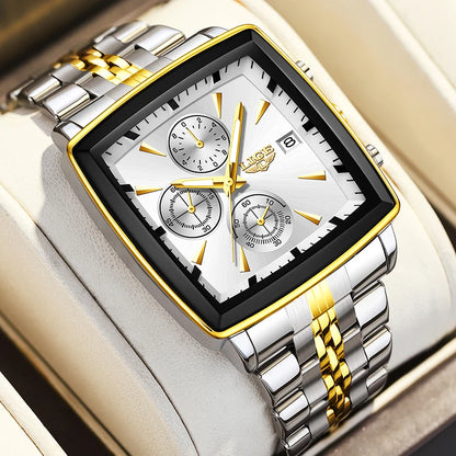 LIGE Fashion Mens Watches Top Brand Luxury Luminous Waterproof Chronograph Date Man Wristwatch Outdoor Sports Quartz Watch Men