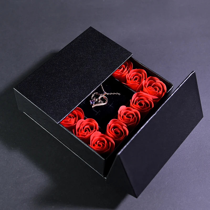 Eternal Rose Necklace & Pendant – A Gift of Timeless Beauty