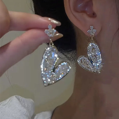 Elegant Mesh Zircon Earrings – Perfect for Parties & Gifting
