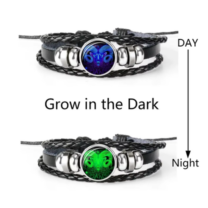 Luminous Constellation Zodiac Charm Bracelets