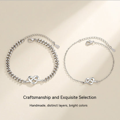 Men's And Women's Fashion Simple Truelove Knot Bracelet
