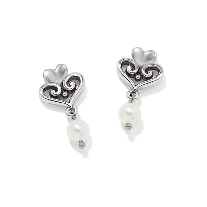Alcazar Amor Pearl Post Drop Earrings JA0036