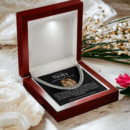 My Son's Fearless Strength | Cuban Link Necklace