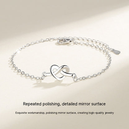 Men's And Women's Fashion Simple Truelove Knot Bracelet