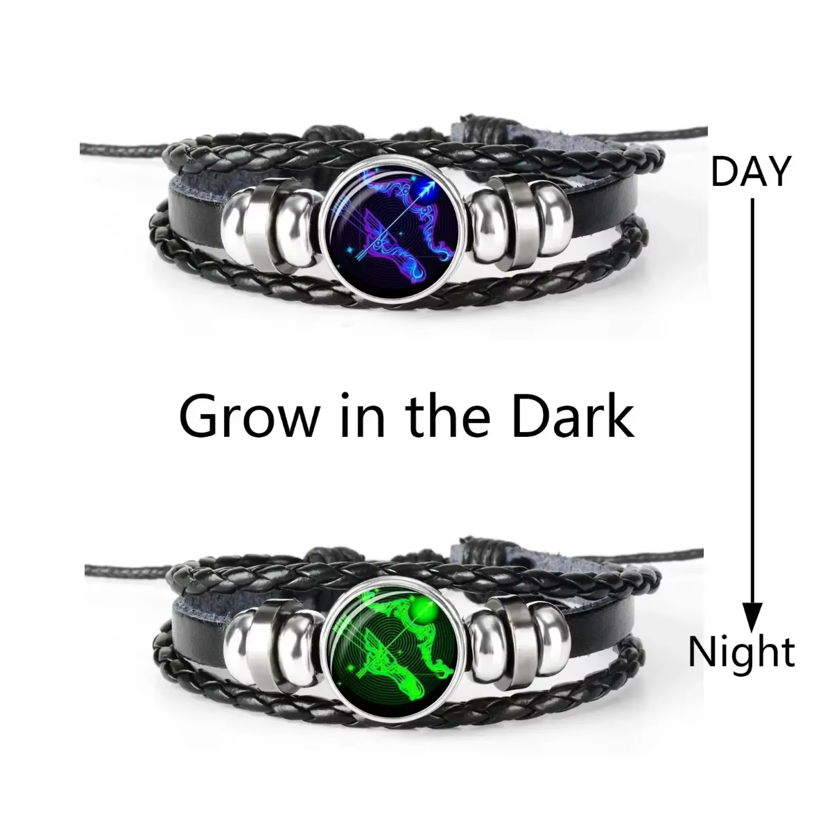 Luminous Constellation Zodiac Charm Bracelets