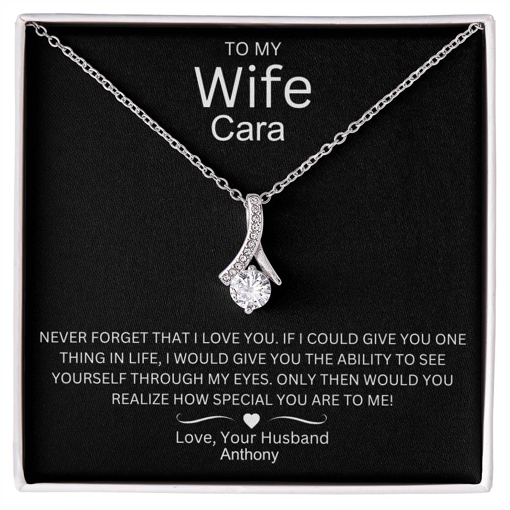 Timeless Allure: A Beautiful Necklace with a Love Note for My Wife