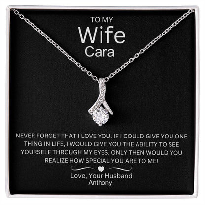 Timeless Allure: A Beautiful Necklace with a Love Note for My Wife