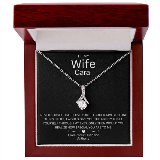 Timeless Allure: A Beautiful Necklace with a Love Note for My Wife