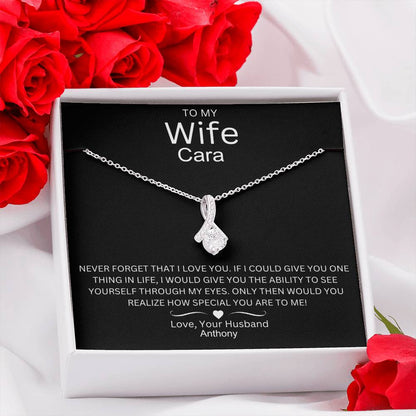 Timeless Allure: A Beautiful Necklace with a Love Note for My Wife